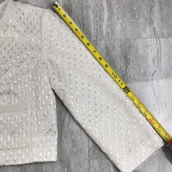 Karl Lagerfeld Tweed Crop Jacket - Picture 12 of 14